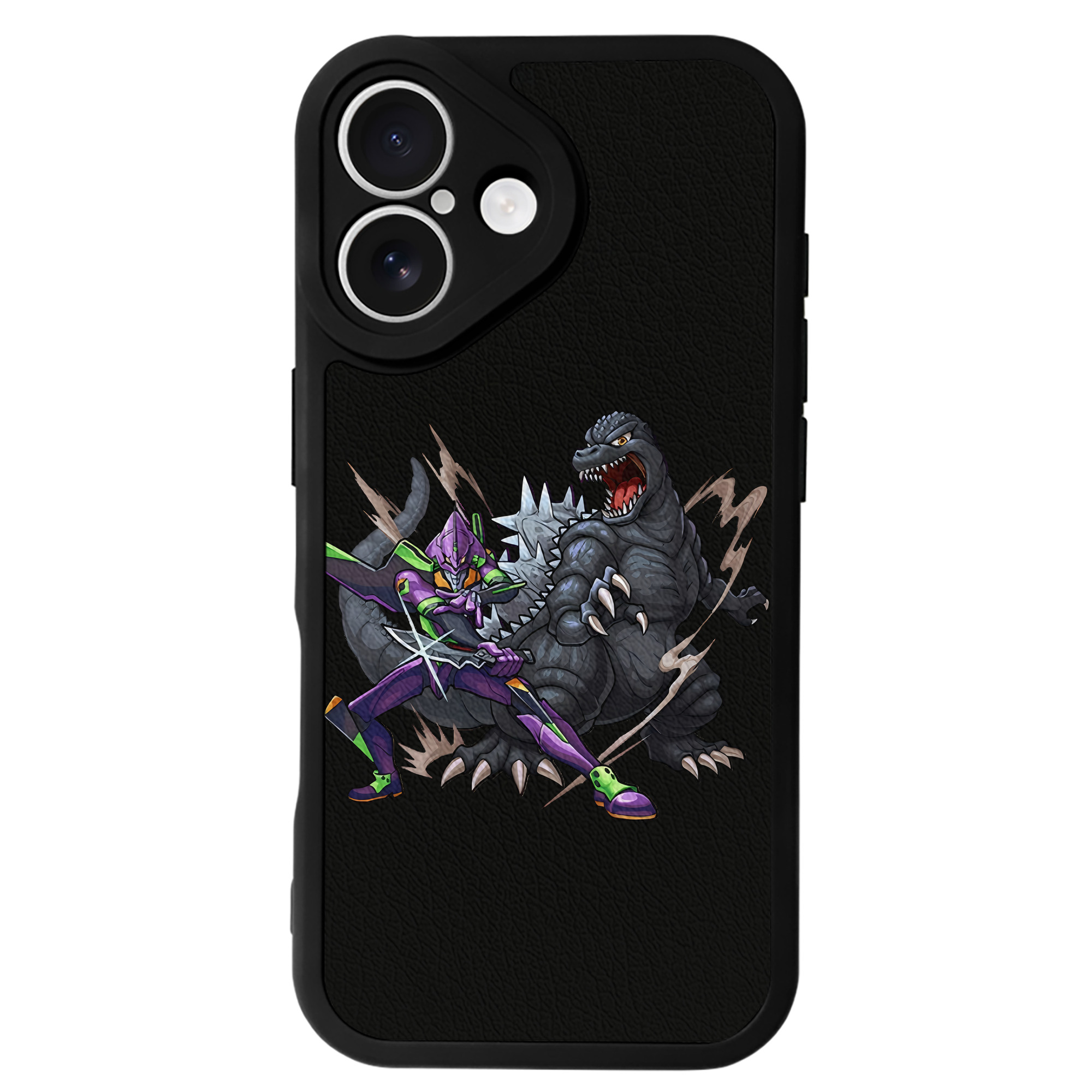 （画像用） EVA 新世紀エヴァンゲリオン 【iPhone 16シリーズ対応】シリコンスマホケース（レザー調） 材質：シリコン